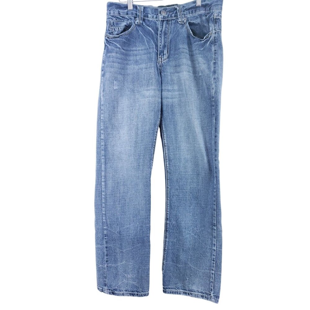 CJ Black Relaxed Straight Jeans Men's Size 30x32 Distressed